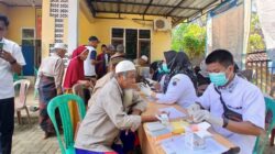 CKG, Cek Kesehatan Gratis: Warga Desa Senanghati Antusias Ikuti Pemeriksaan Kesehatan Massal
