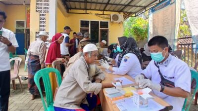 CKG, Cek Kesehatan Gratis: Warga Desa Senanghati Antusias Ikuti Pemeriksaan Kesehatan Massal